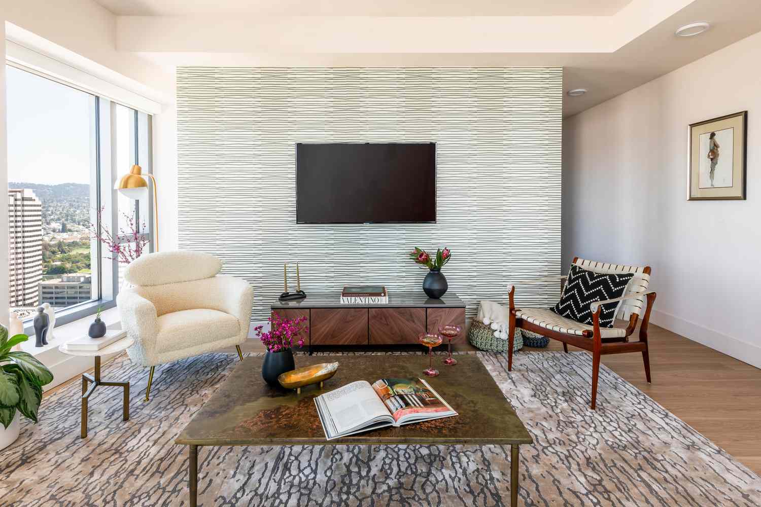 P.W.I. Inc wallpaper removal service in Jacksonville bedroom